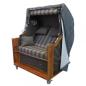 Preview: Strandkorb Abdeckhaube Teak Safe