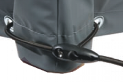 Strandkorb-Abdeckhaube Teak-Safe