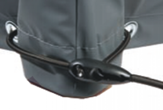 Strandkorb-Abdeckhaube Teak-Safe